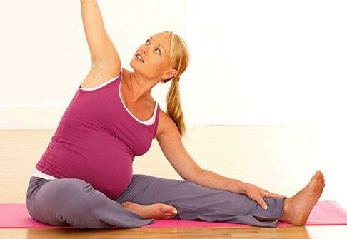 Exercises to prevent the development of gestational diabetes in a pregnant woman